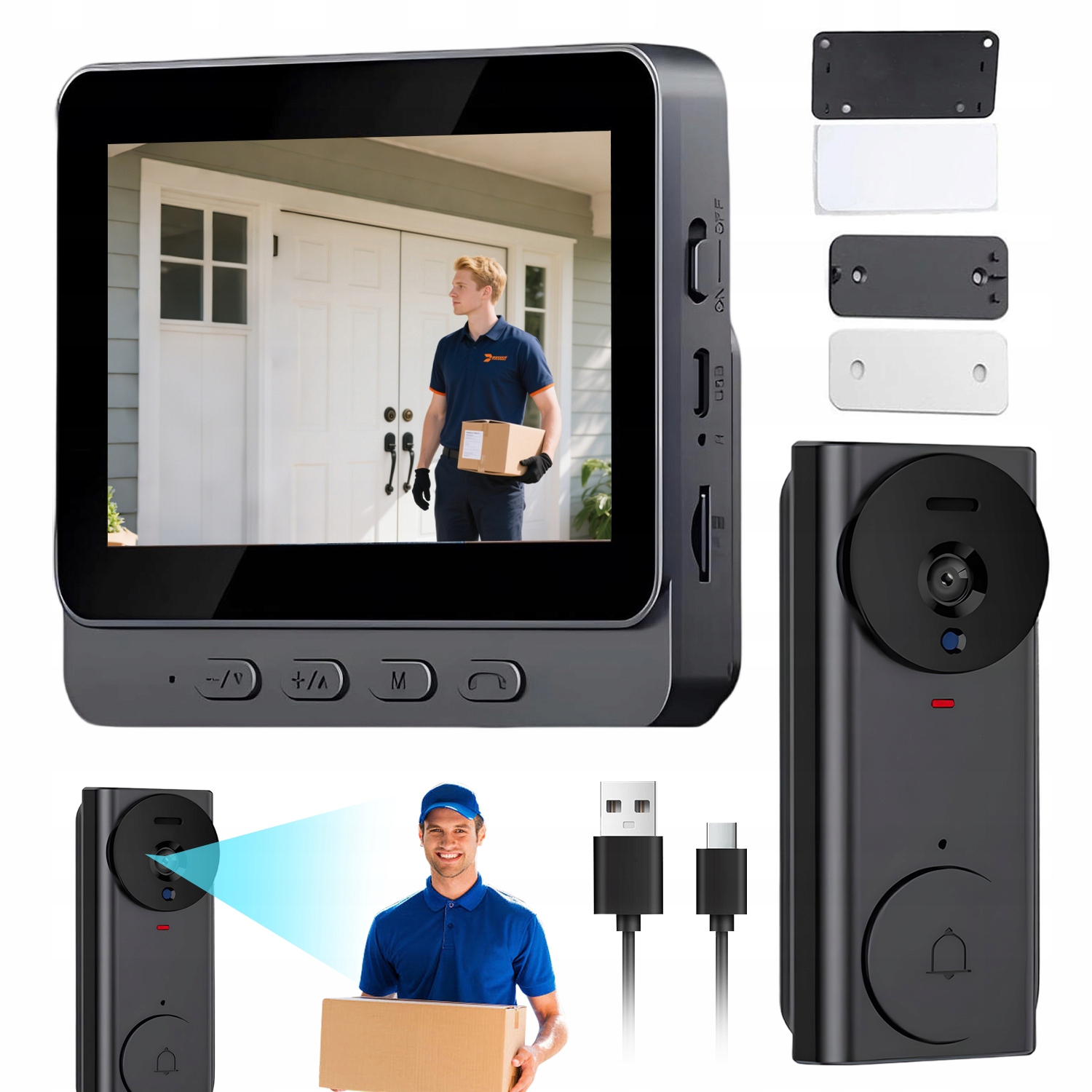 Inteligentní Bezdrátový Videotelefon, Obousměrná Komunikace Hd