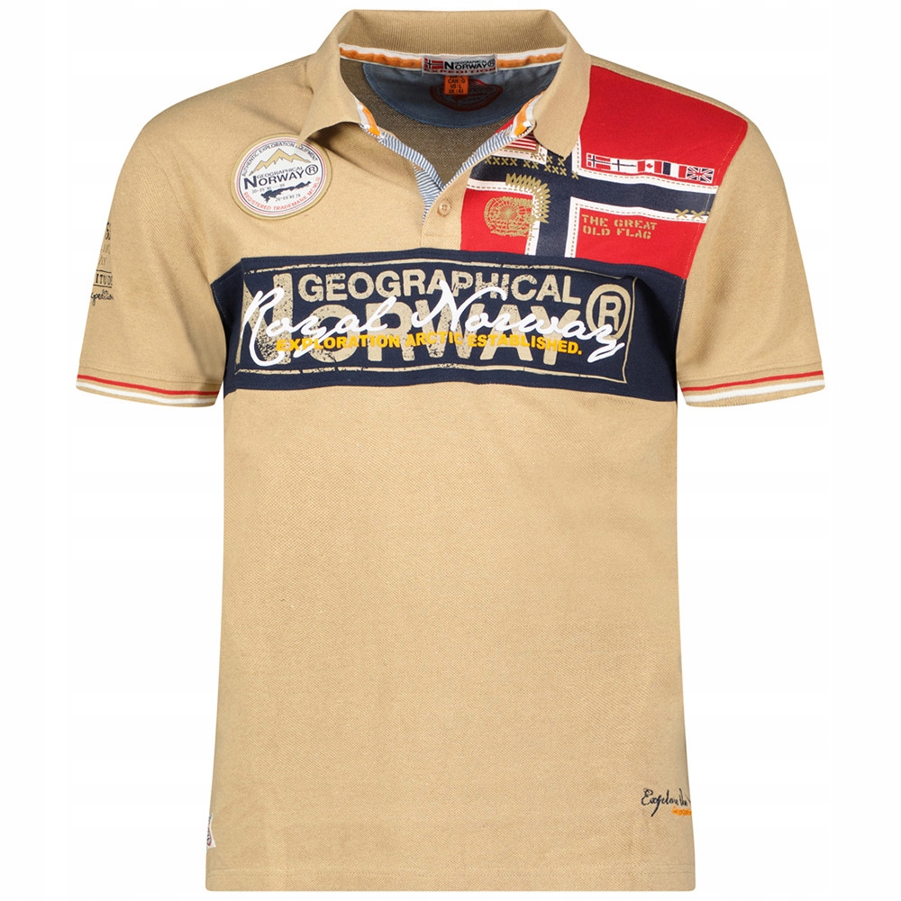 Geographical Norway polokošile pánská Kidney Men XXL béžová
