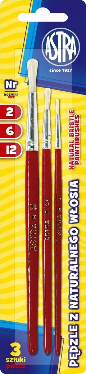 

Zestaw Pędzli Z Naturalnego Włosia 3 szt 2/6/12