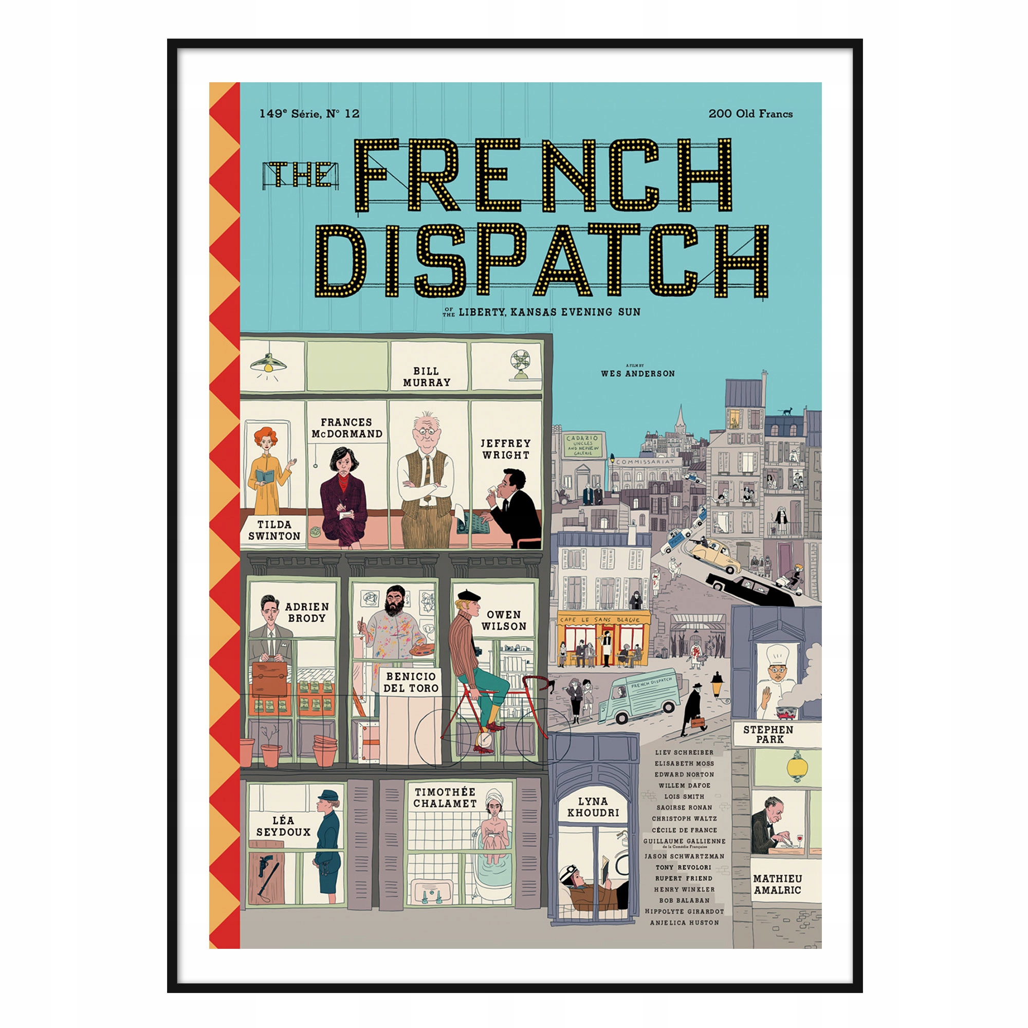 Plakat The French Dispatch Wes Anderson Marka inna