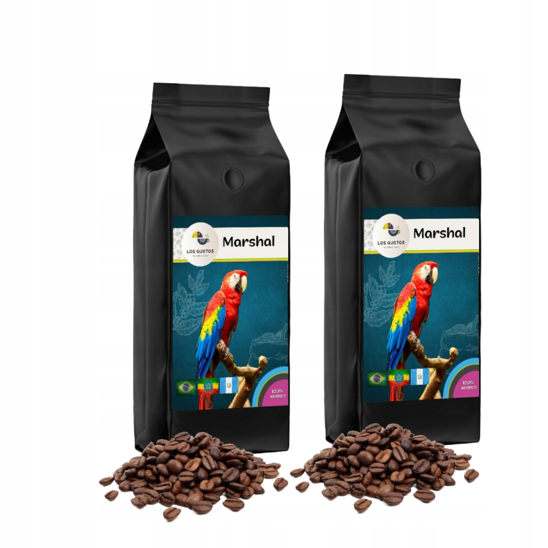 Levně Káva zrnková Marshal 2x1000 kg Los Gustos