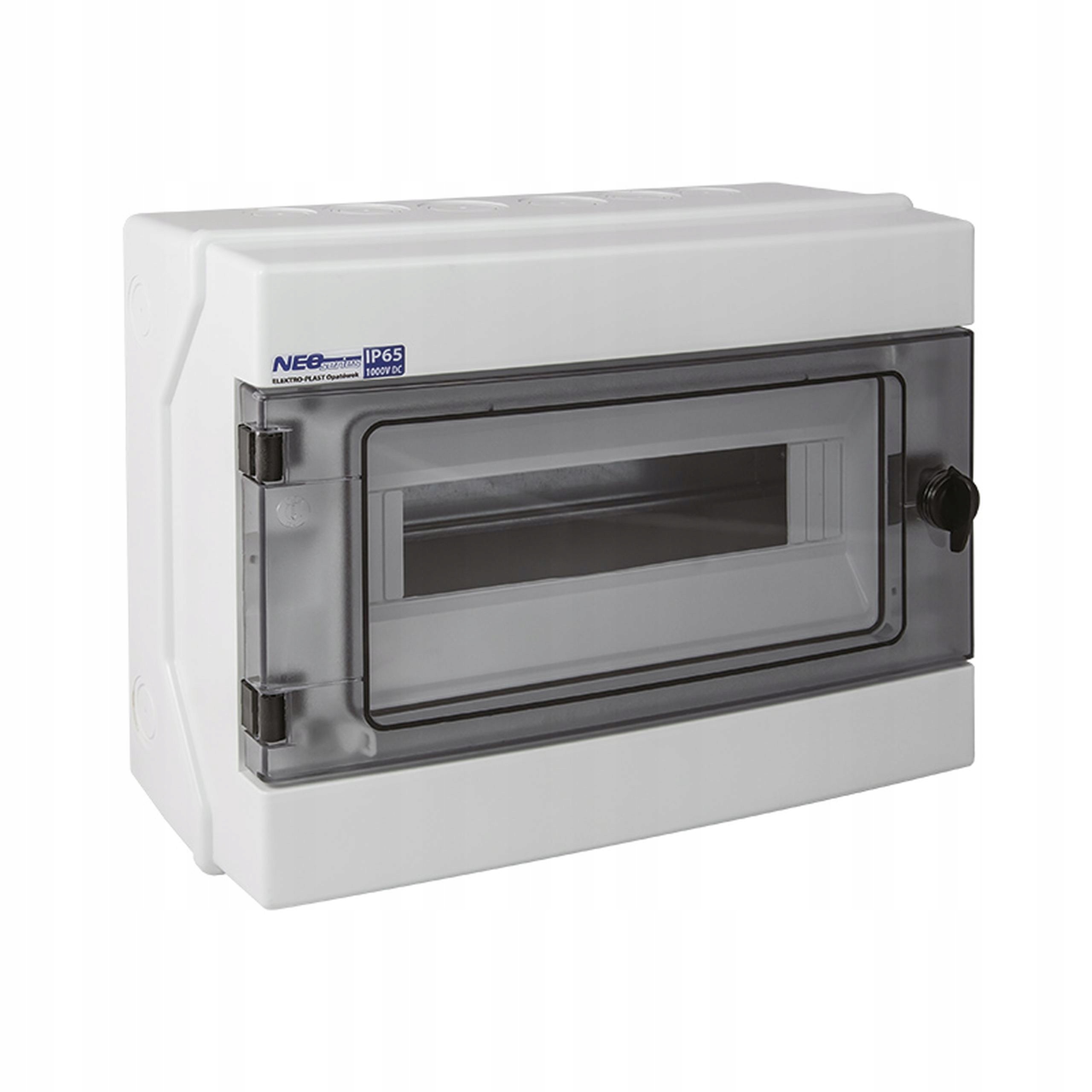 Modulární hermetický nástěnný rozvaděč 1 x 12-mod IP-65 Rh 36.12