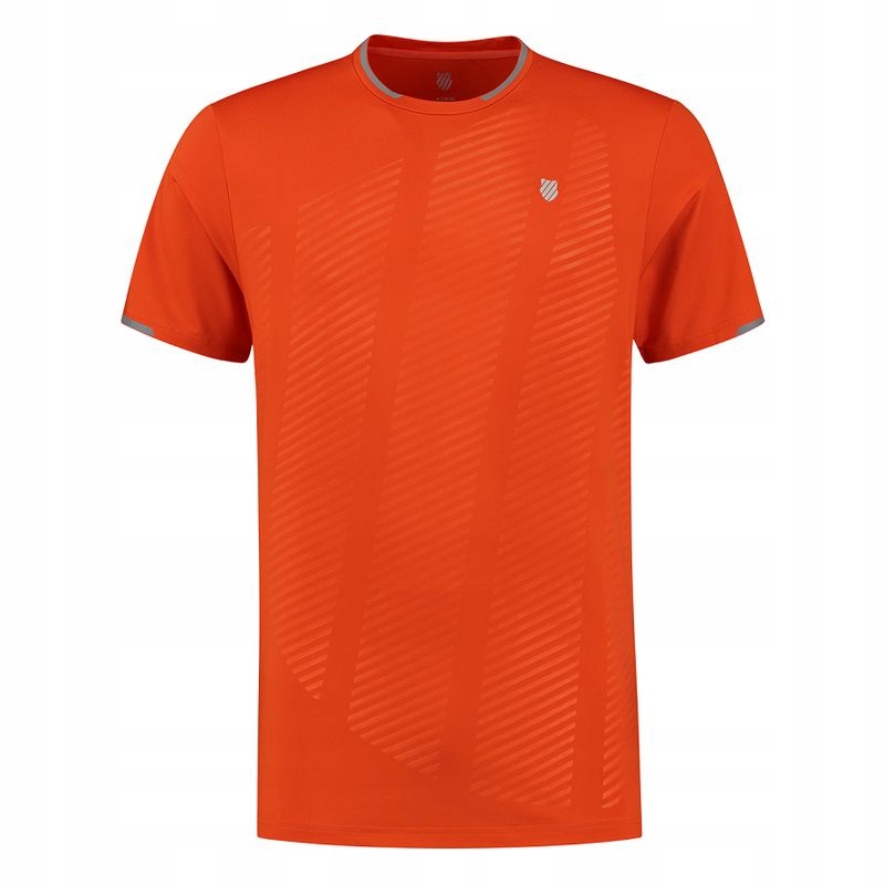 Tričko K-swiss Hypercourt Shield Crew 2 Men Spicy Orange XL