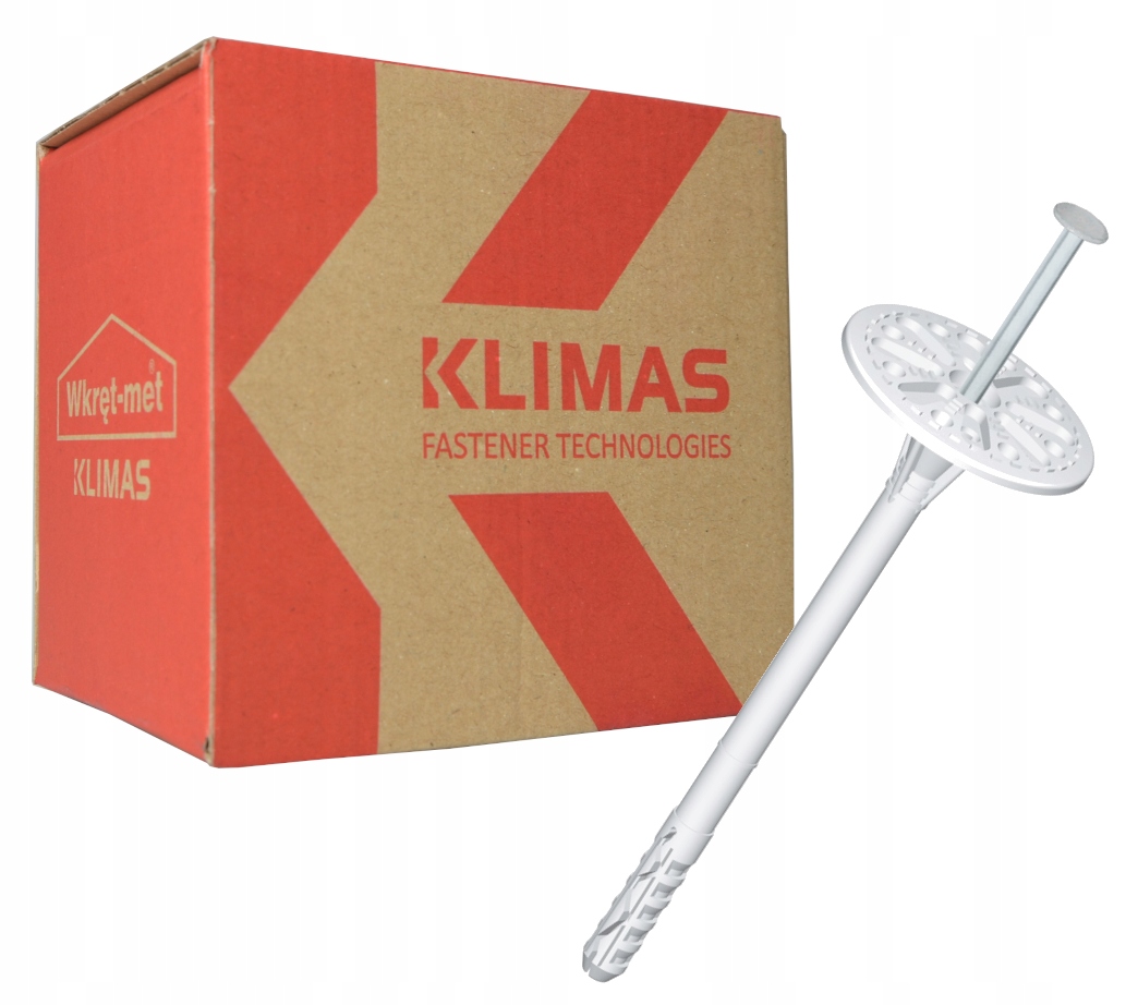 

Kołki dyble do styropianu 22cm Metalowy trzpień