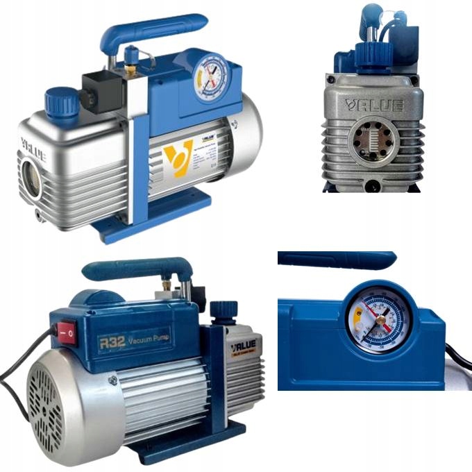 Jednostupňová Vákuová Pumpa Value V-i125-R32 70 l/min