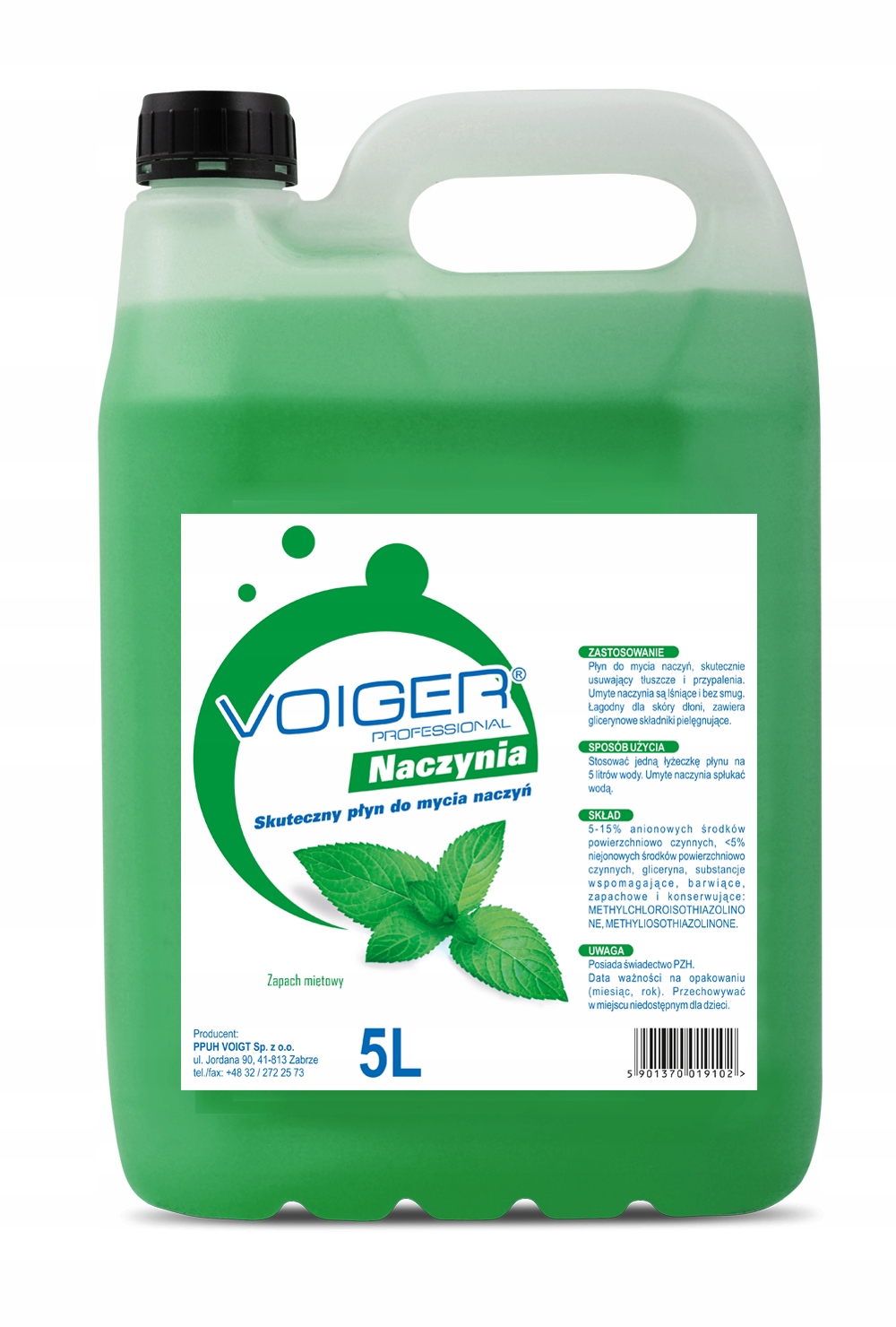 

Voigt Voiger płyn do mycia naczyń Mięta 5l