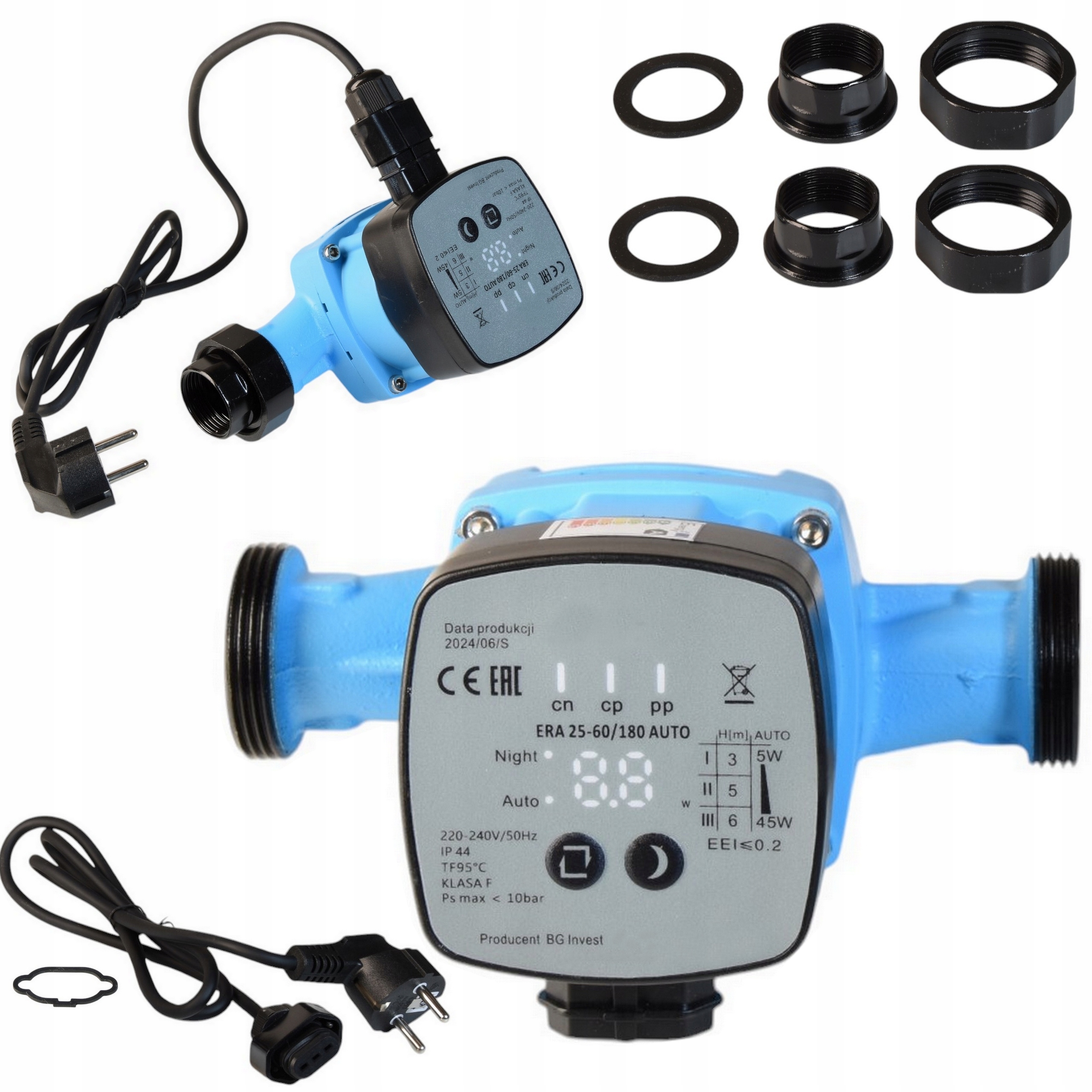 Elektronická Obehová Pumpa Era 25-60/180 Auto Energeticky Úsporná