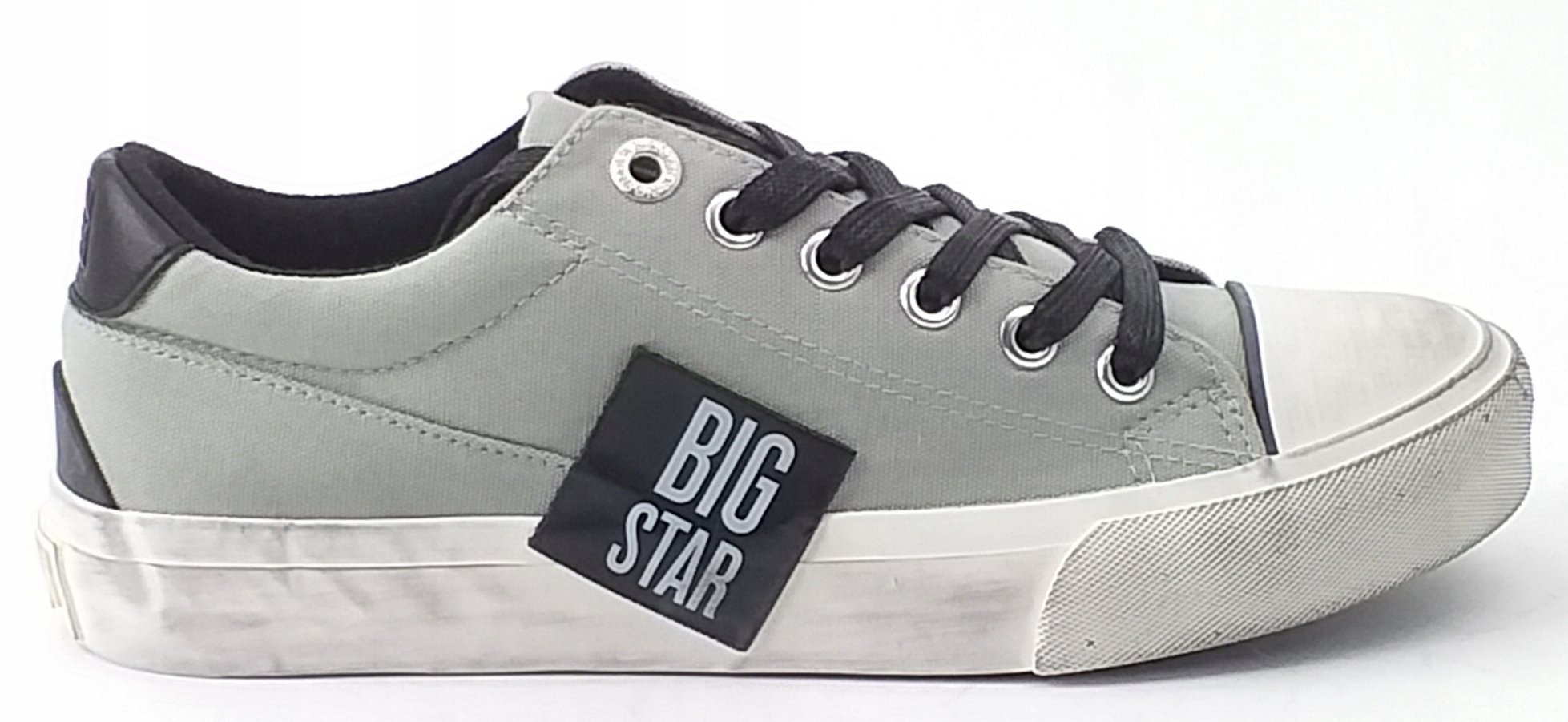 MŁODZIEŻOWE TRAMPKI BIG STAR PRZYDYMIONE SZARE 38 Marka Big Star