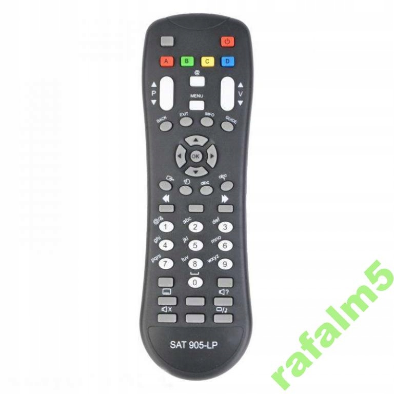 PILOT do TV dekodera SAT 905