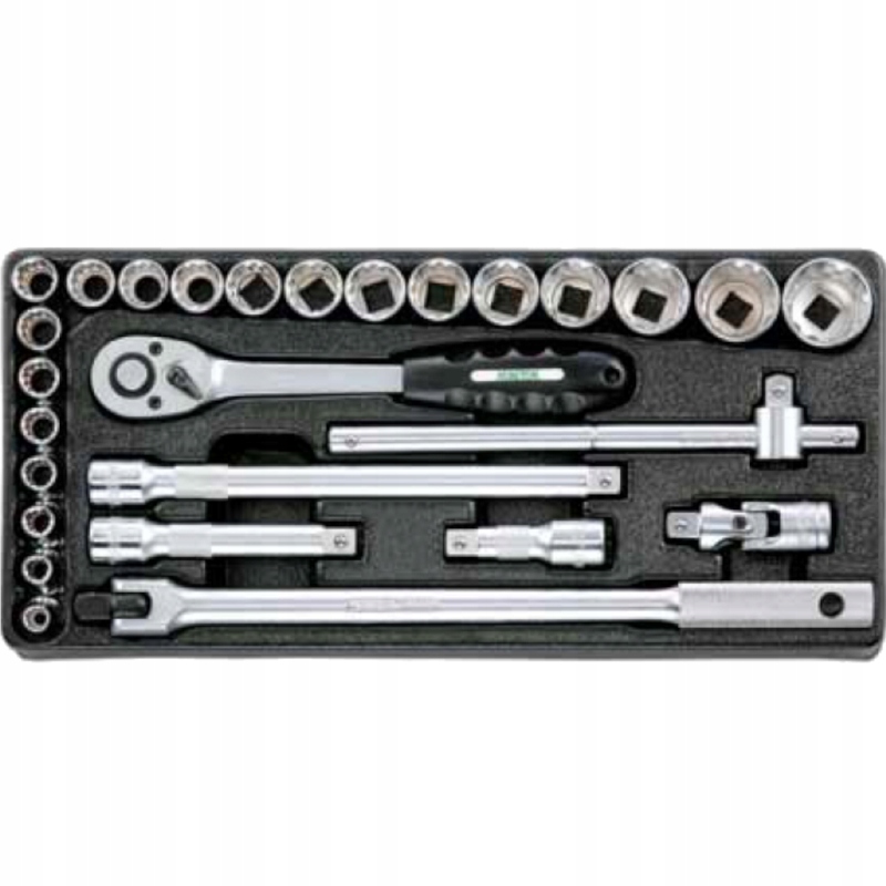 ZESTAW NASADEK 1/2 GRZECHOTKA 27 el. HONITON H0023 WKŁAD DO SZAFKI