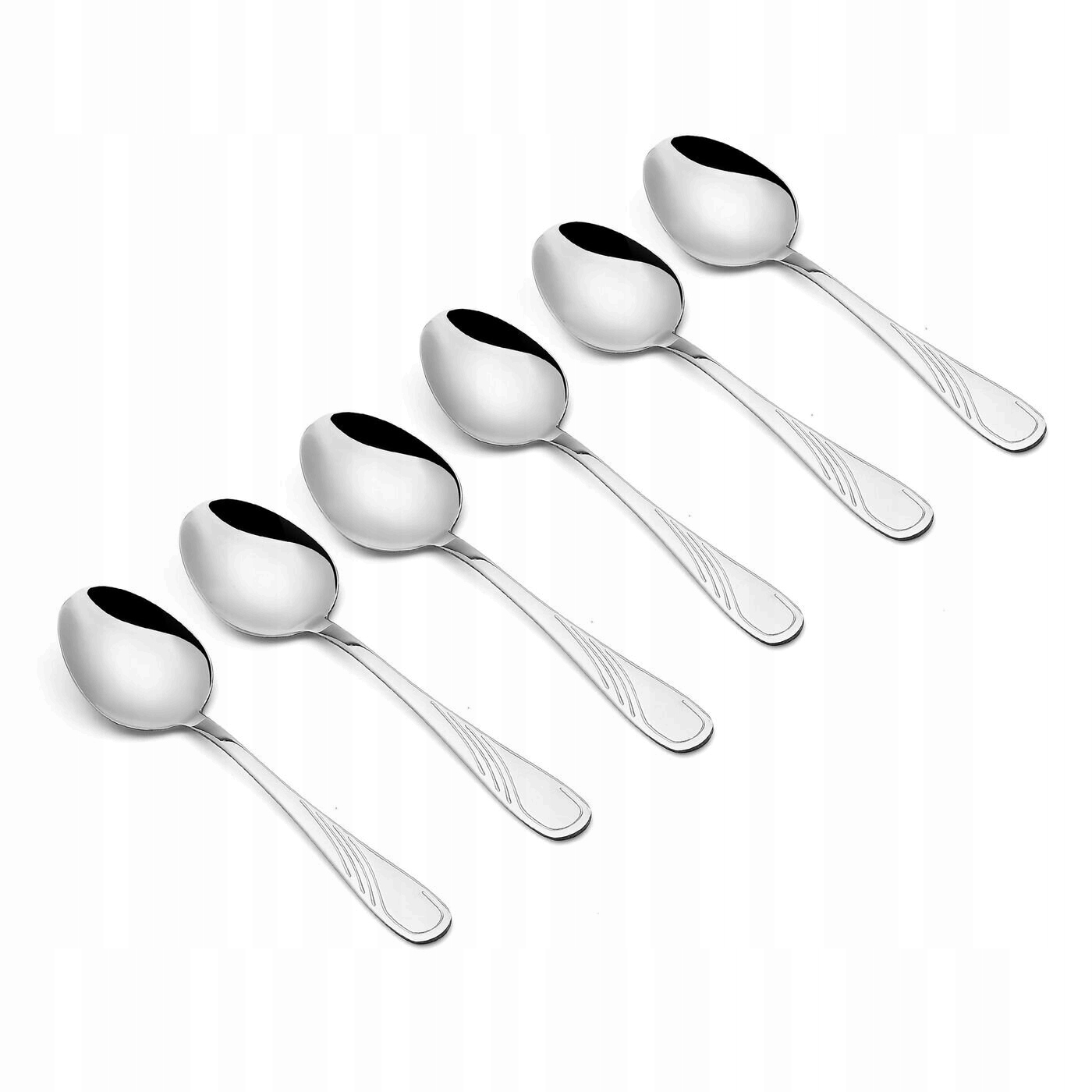 

Zestaw Łyżek duża Łyżka Do Zupy stalowa 6SZT Tadar