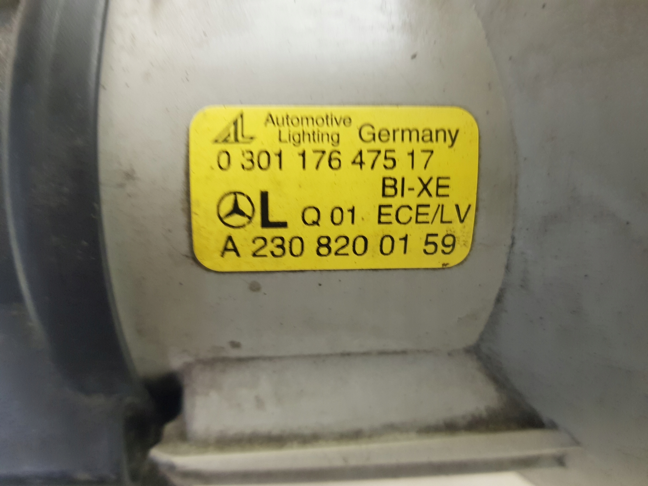 MERCEDES SL R230 W230 light XENON left front