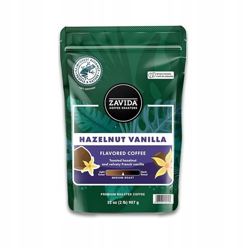 Zavida Hazelnut Vanilla káva ochucená káva 907 g