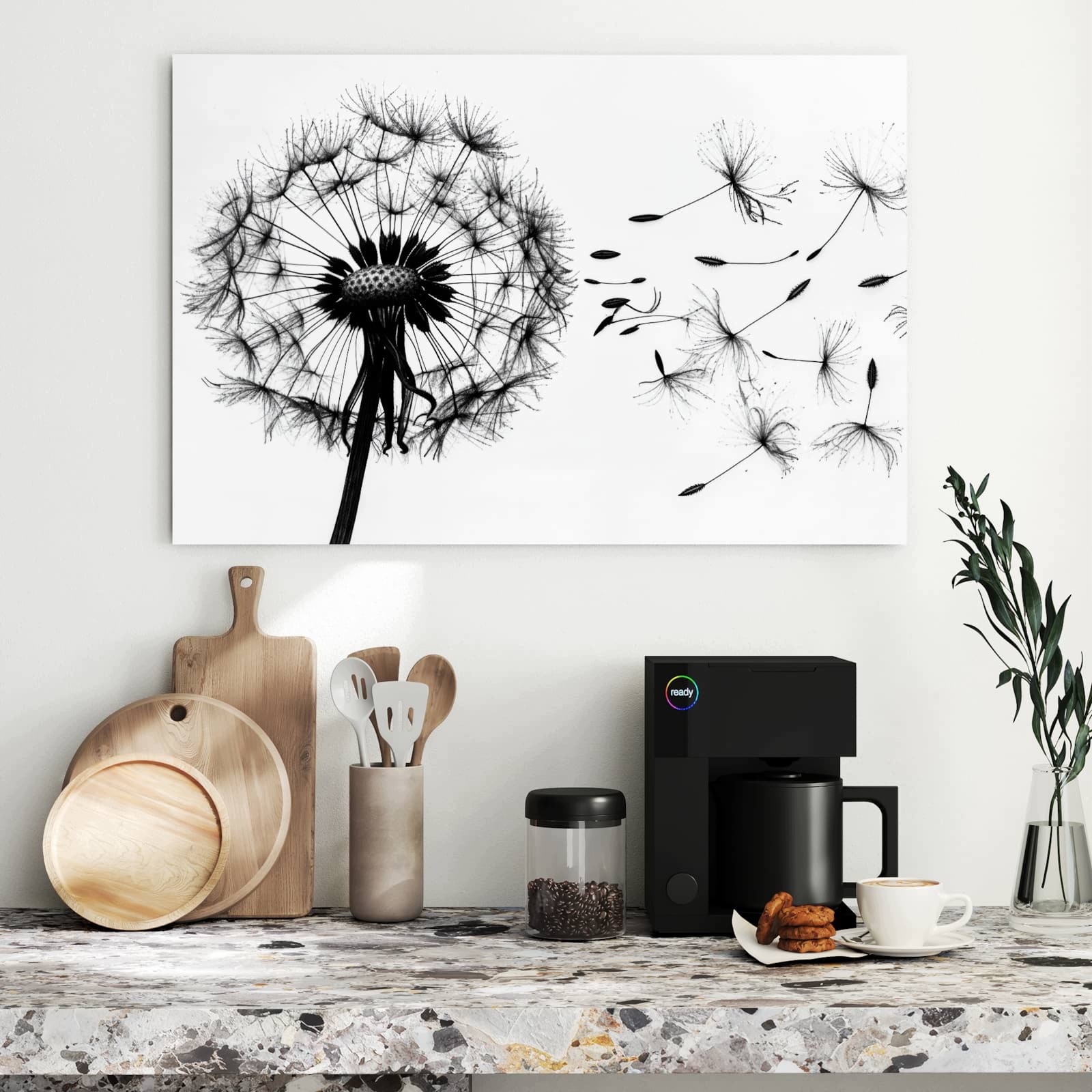 Magnetická tabule Pampeliška 90 × 60 cm