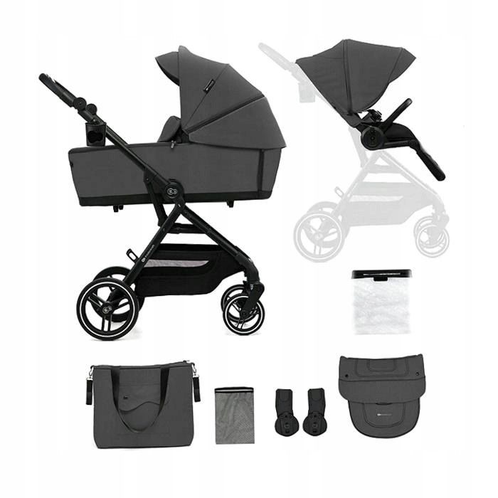 Kinderkraft Wózek Wielofunkcyjny Yoxi Przód-tył Spacerowy +gondola Do 22KG