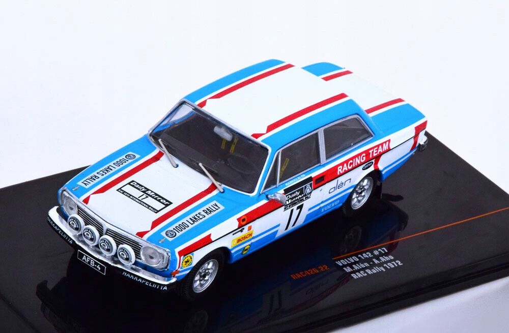 Volvo 142 #17 M.Alen Rac Rallye 1972 1/43 ixo