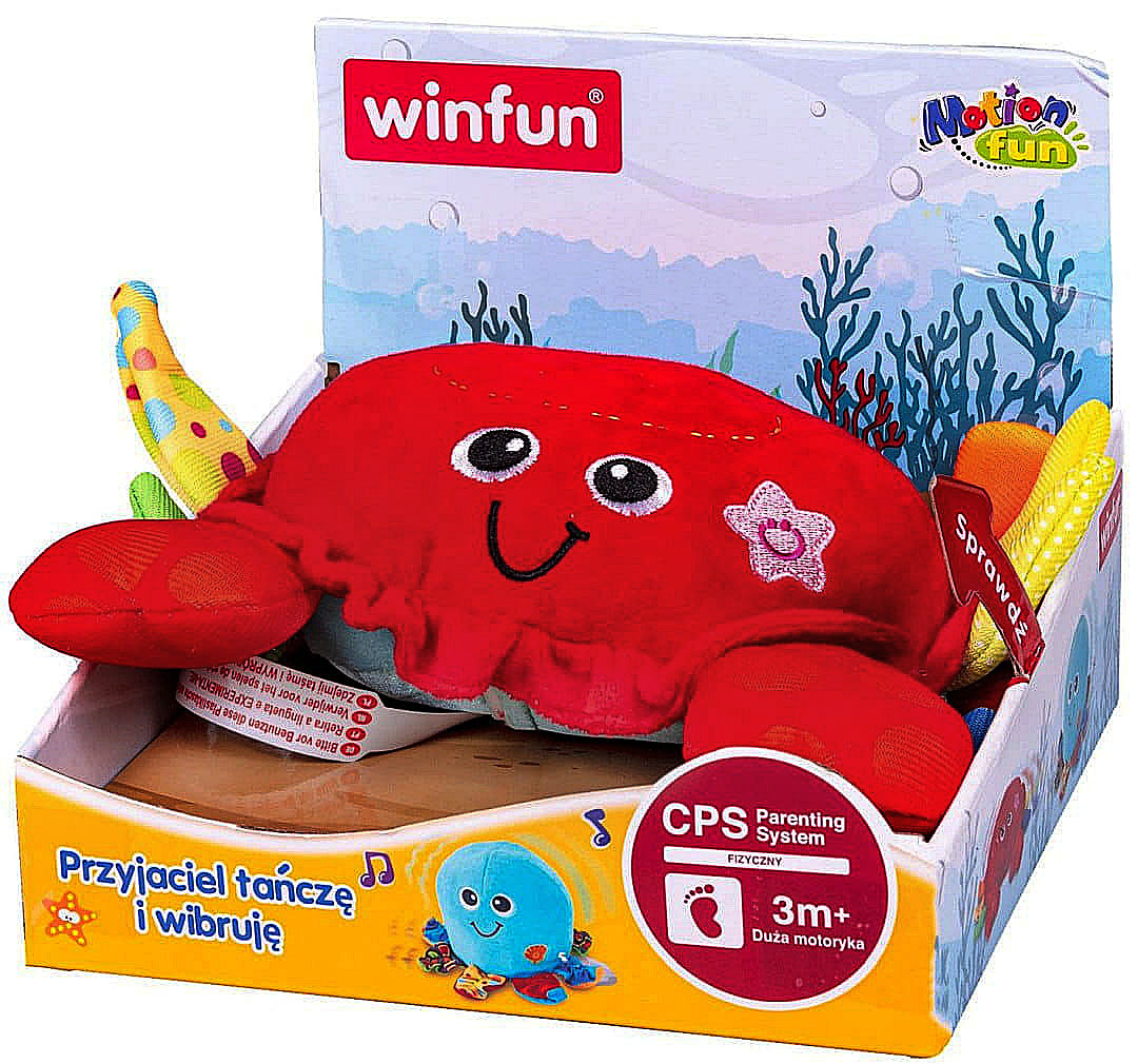 GRAJĄCY UCIEKAJĄCY KRAB - WIBRUJE UCZY RACZKOWANIA Kod producenta 000155