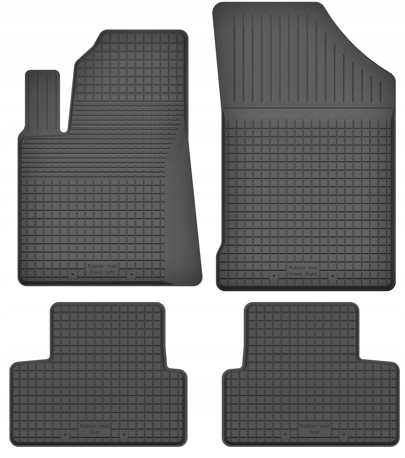 

Dywaniki gumowe wycieraczki do Citroen C2 03-09