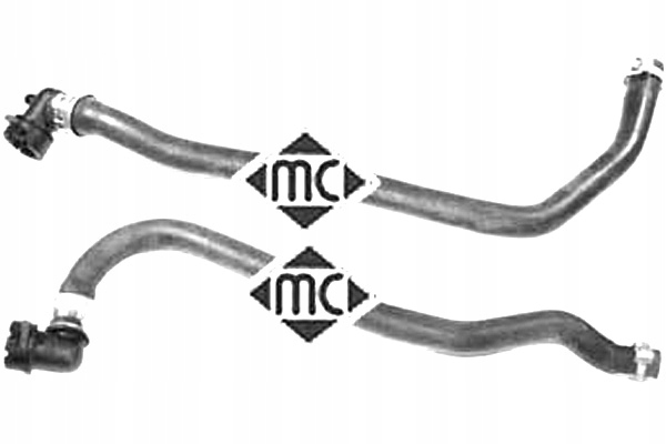 METALCAUCHO PRZEWÓD CHŁODNICY KPL.2 ELEM