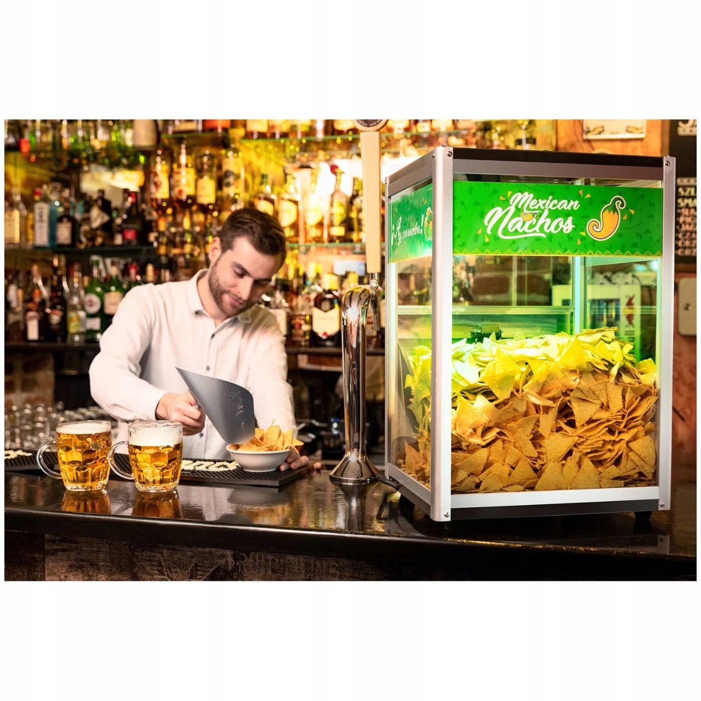 PODGRZEWACZ DO NACHOS ORZESZKÓW ZIEMNYCH 100W Marka Royal Catering