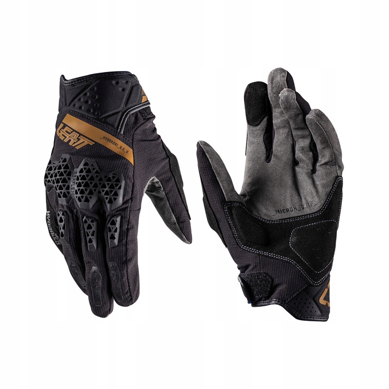 Motocyklové Rukavice Leatt Adv Hydradri 6.5 Short Stealth Black Grey XL