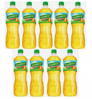 Levně 9 x Řepkový olej kujawski 1 l