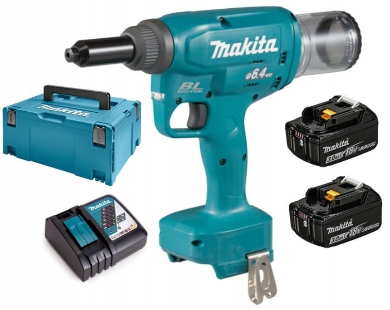 Makita DRV250RFJ Akumulátorová Nitovačka 18V 6,4 mm