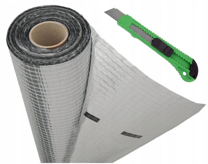 Fólie Paroizolační Hliníková Paroizolace Podkroví Krumber Alu 95g 75m²