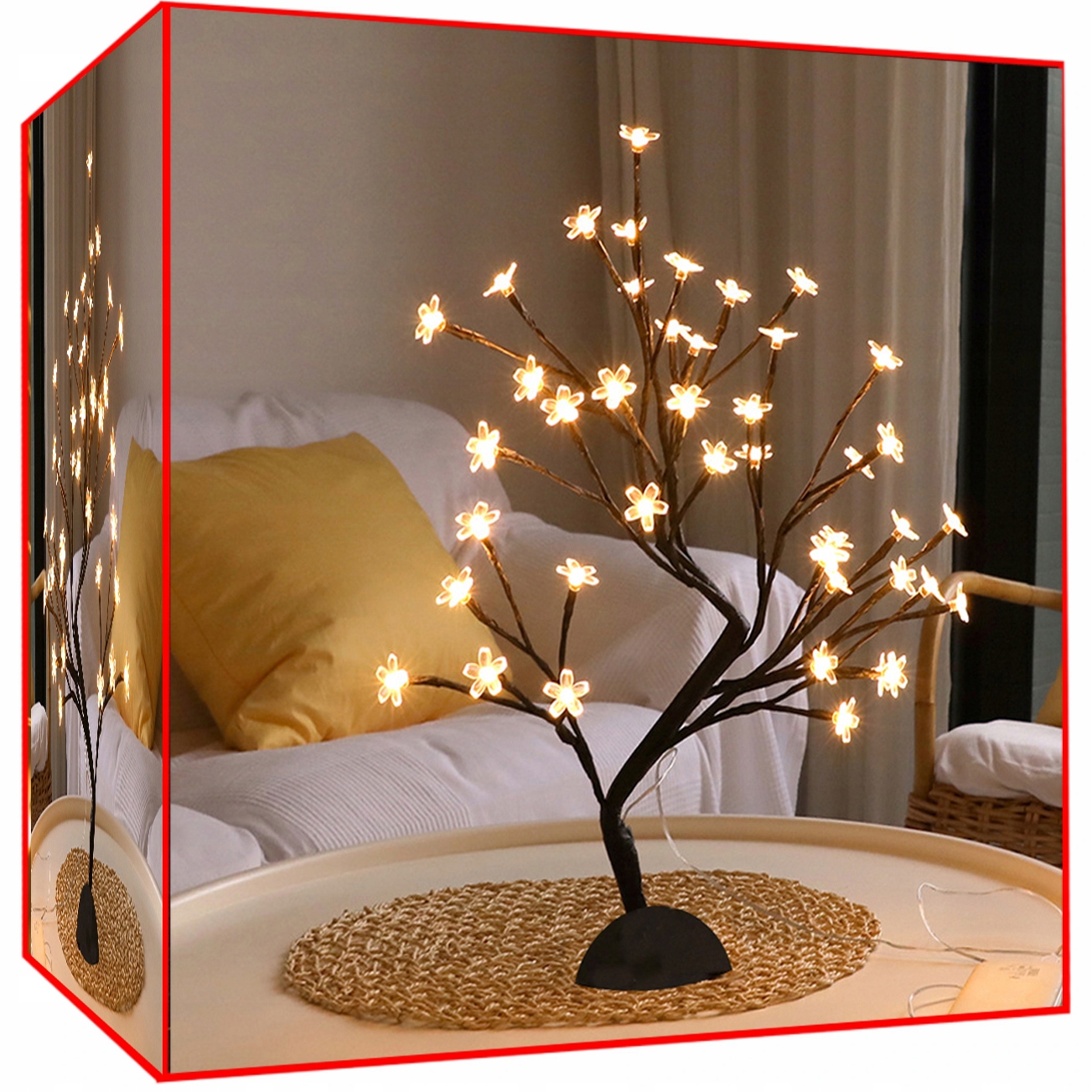 

Drzewo Led Ozdobne 20 Led Na Baterie