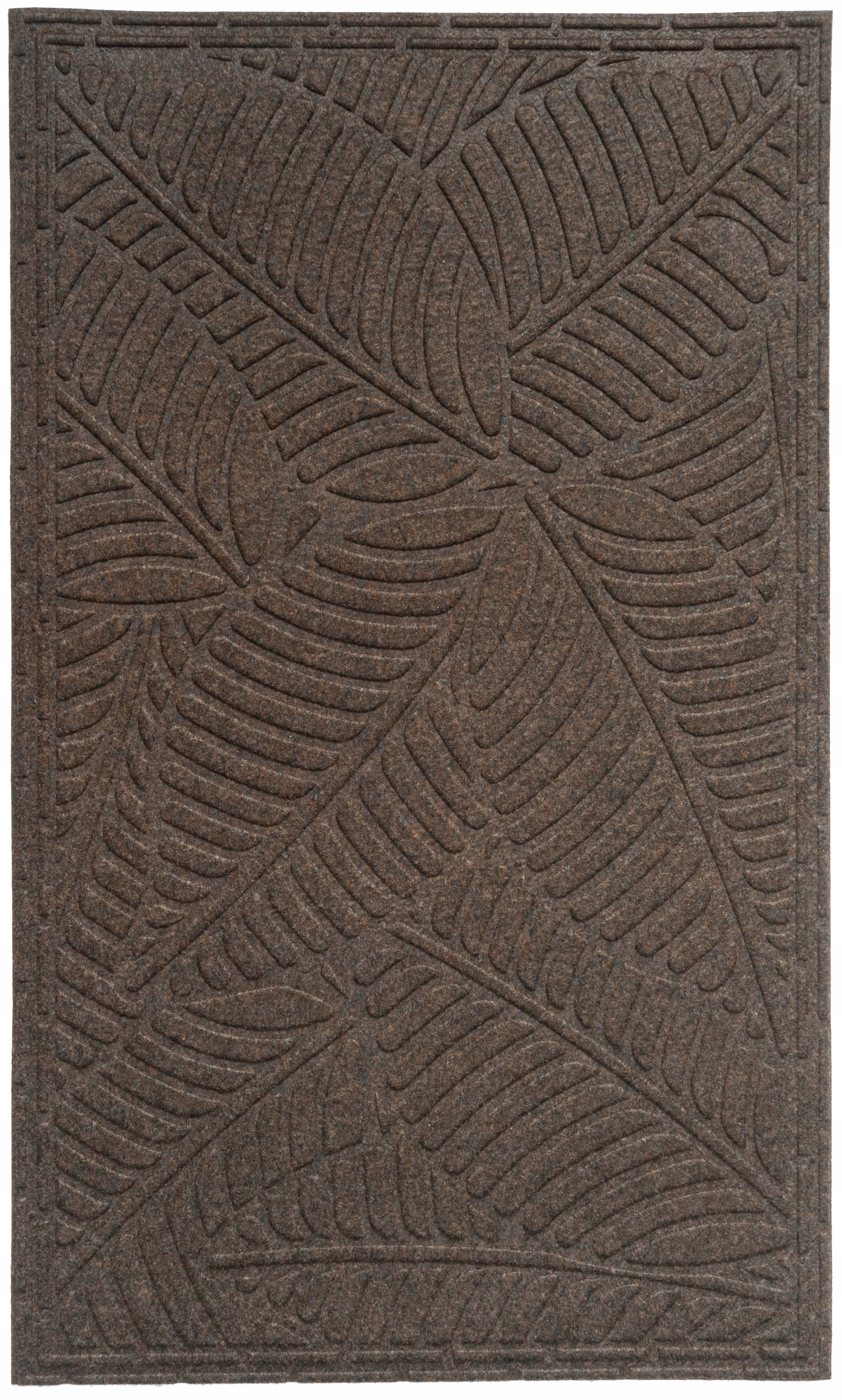 

Wycieraczka mata wejściowa 45x75 cm liście brązowa