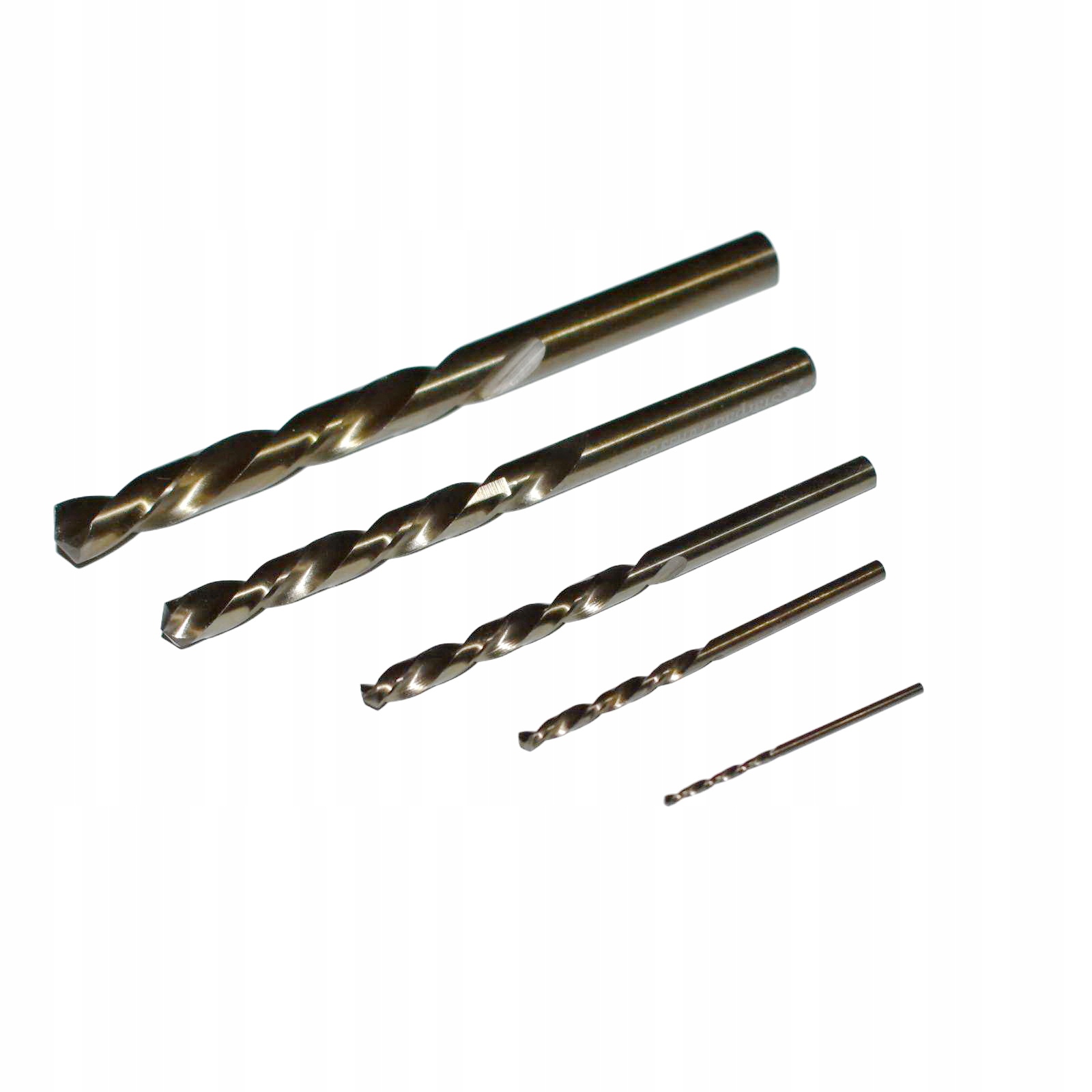 Zestaw wierteł lewoskrętnych do metalu, kobaltowych 1,5-3-5-7-9 mm HSSCo