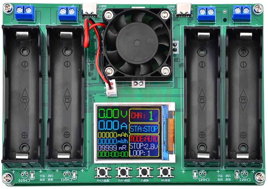 Tester miernik ogniw akumulatorów Li-ion 18650 4k