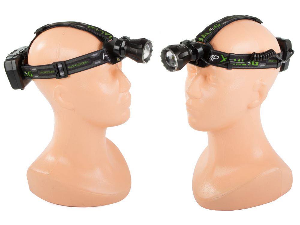 LATARKA CZOŁOWA BAILONG LED XHP160 POWERBANK ZOOM MOCNA NA GŁOWĘ WOJSKOWA Model T23-P160