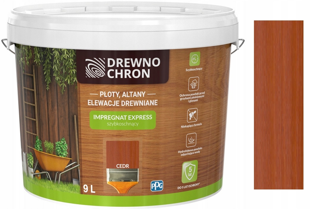 

Drewnochron Impregnat Express Cedr 9L