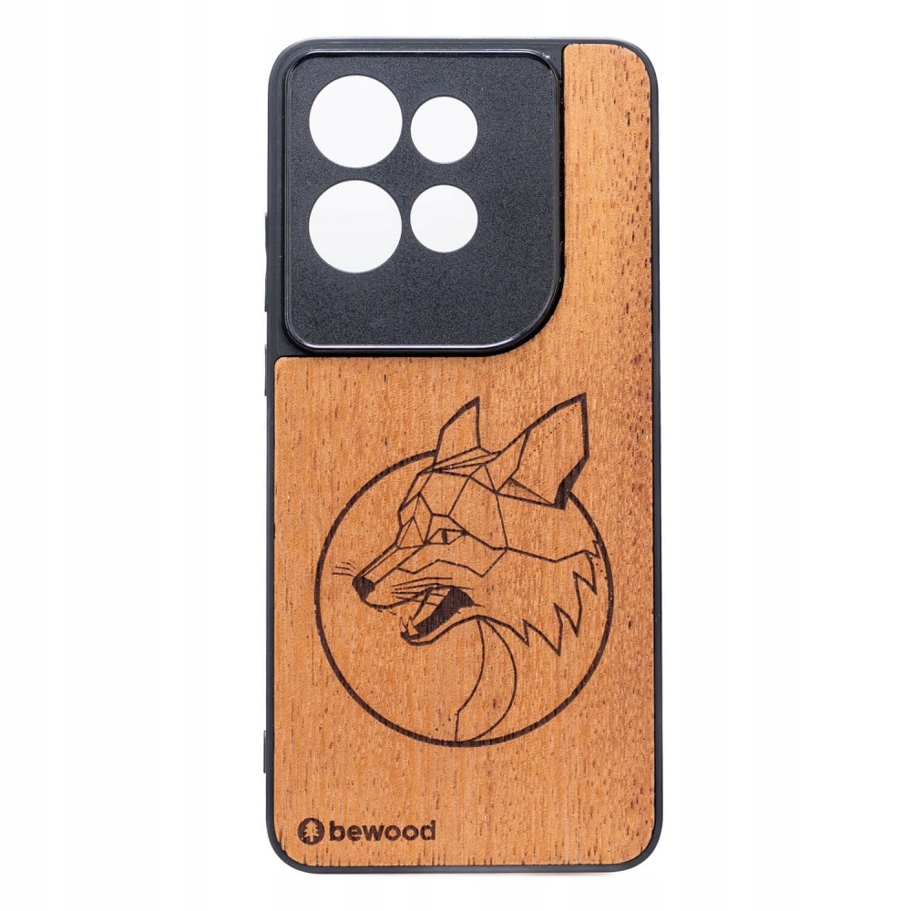 Dřevěné Pouzdro Bewood pro Motorola Edge 50 Neo 60 Neo Lis Merbau