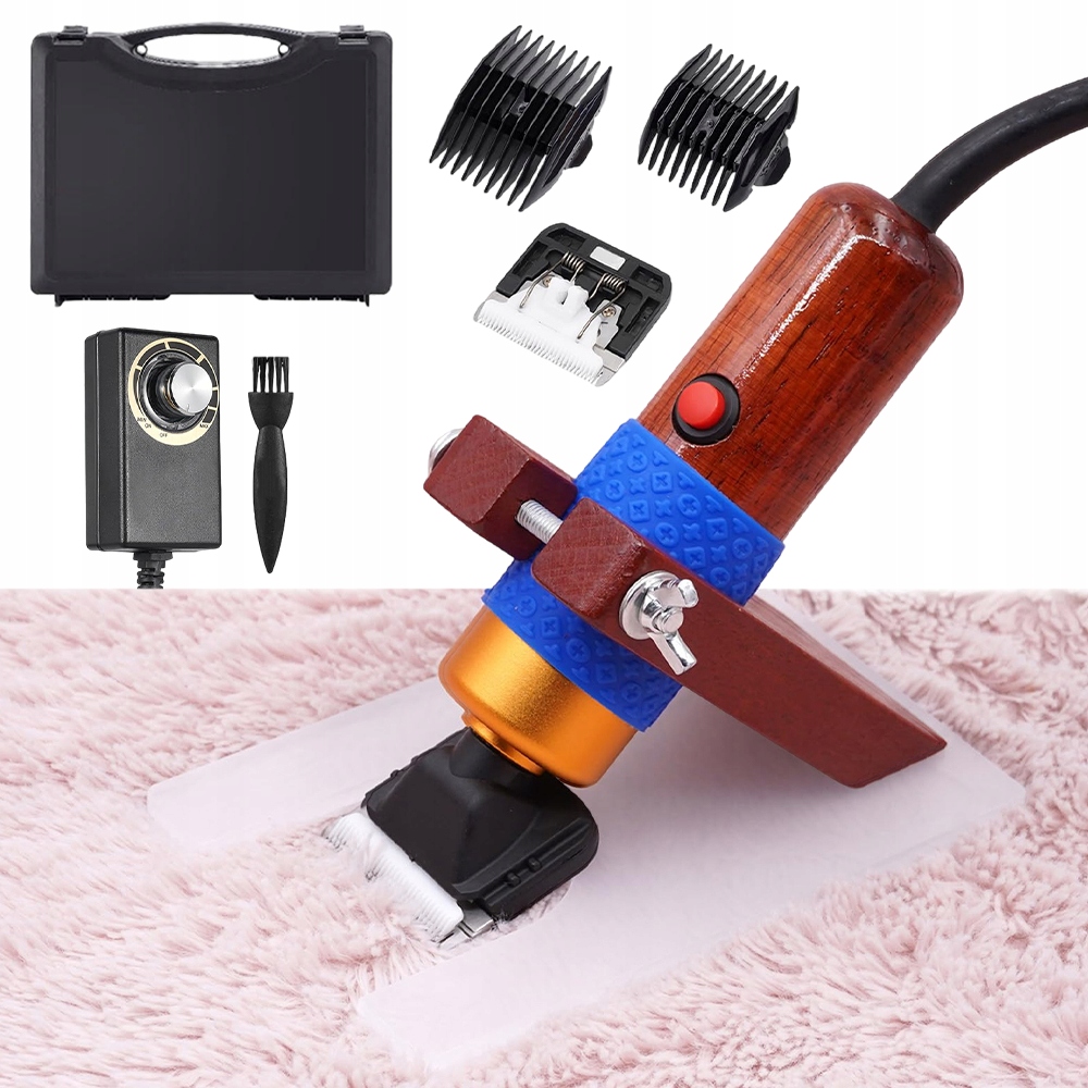 Zastřihovač koberců 200 W dřevěná rukojeť, regulace rychlosti