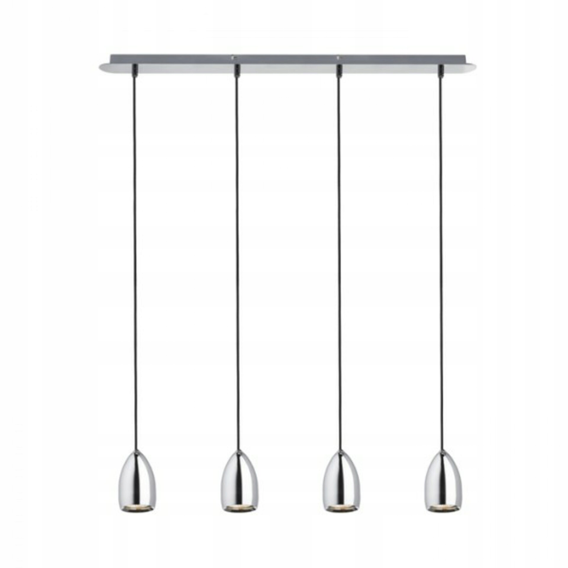 Rendl Babades IV závesné svietidlo 4xGU10 chróm, dĺžka 80 cm, moderný design