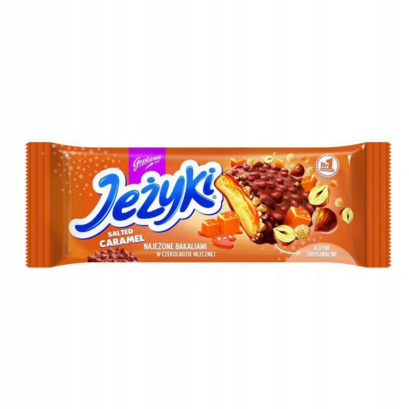 20 Sztuk Jutrzenka Ciastka Jeżyki Słony Karmel 140G