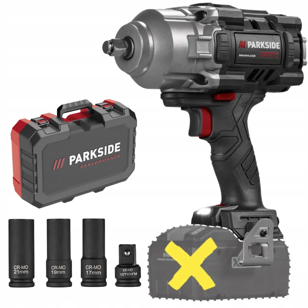 Klucz Udarowy Parkside Performance 1356Nm Passp 20V