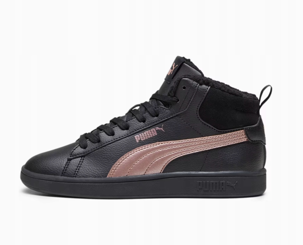 Puma Smash 3.0 MID Černé Boty S Kůží 37,5 6DA