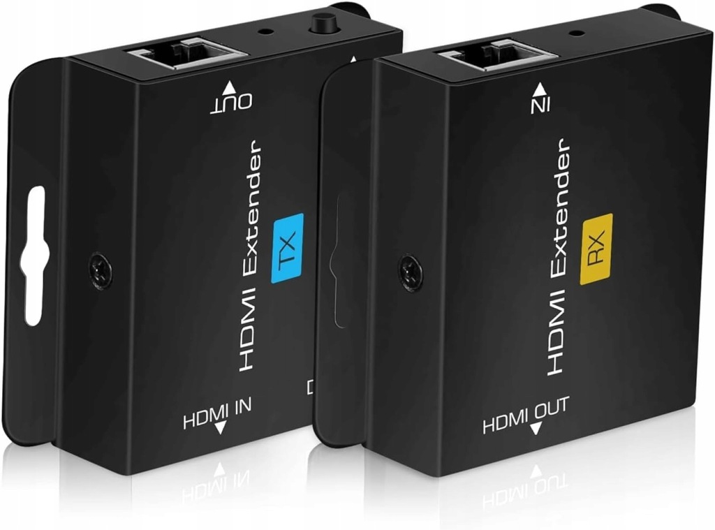 Avediolink Przedłużacz Hdmi przez Cat 5e/6/7 1080P Ethernet Balun