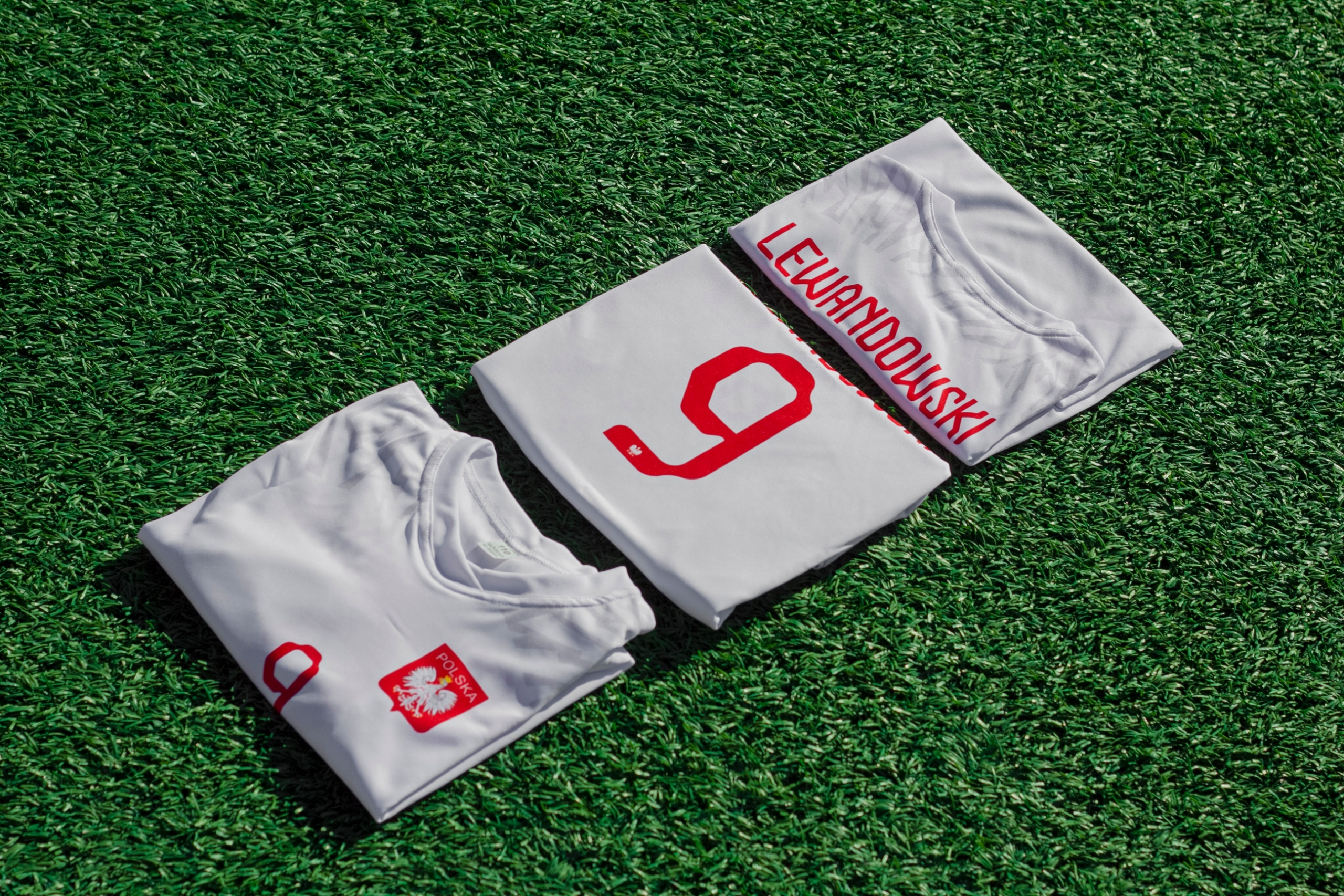 LEWANDOWSKI 9 Strój Piłkarski Komplet POLSKA 146 Bohater Inny