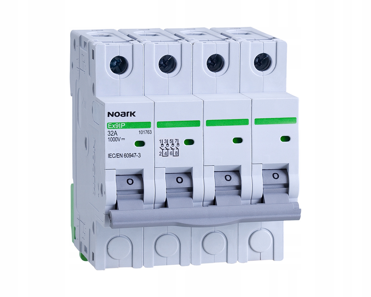 

Noark Rozłącznik izolacyjny DC 4P 32A 101763