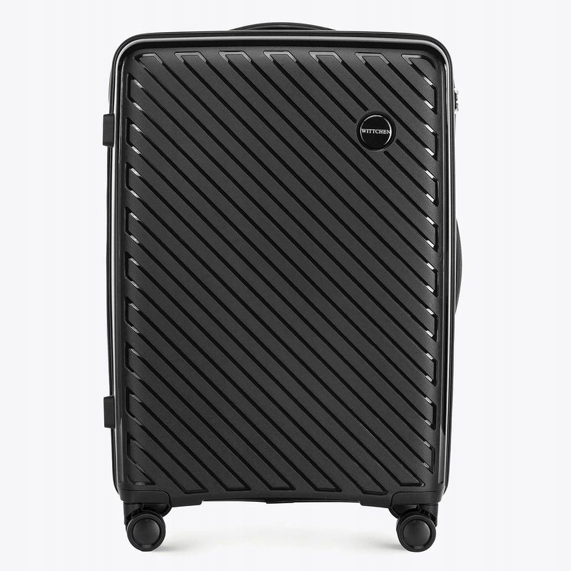 Walizka Wittchen Duża Polipropylen Raya Line 56-3T-203-10 Czarna