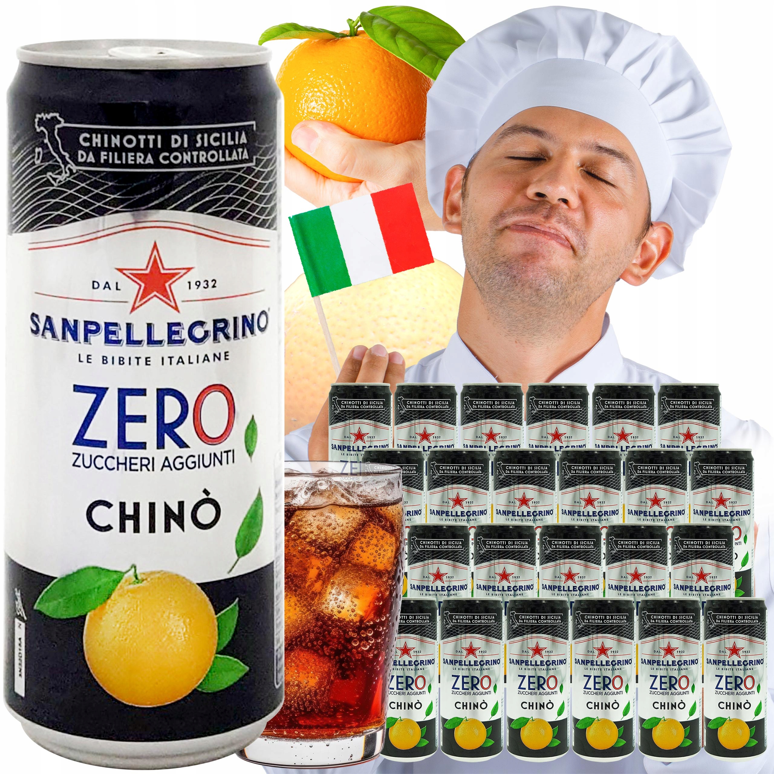 Levně Nápoj Sanpellegrino chinotto Bez Cukru 24x330 ml