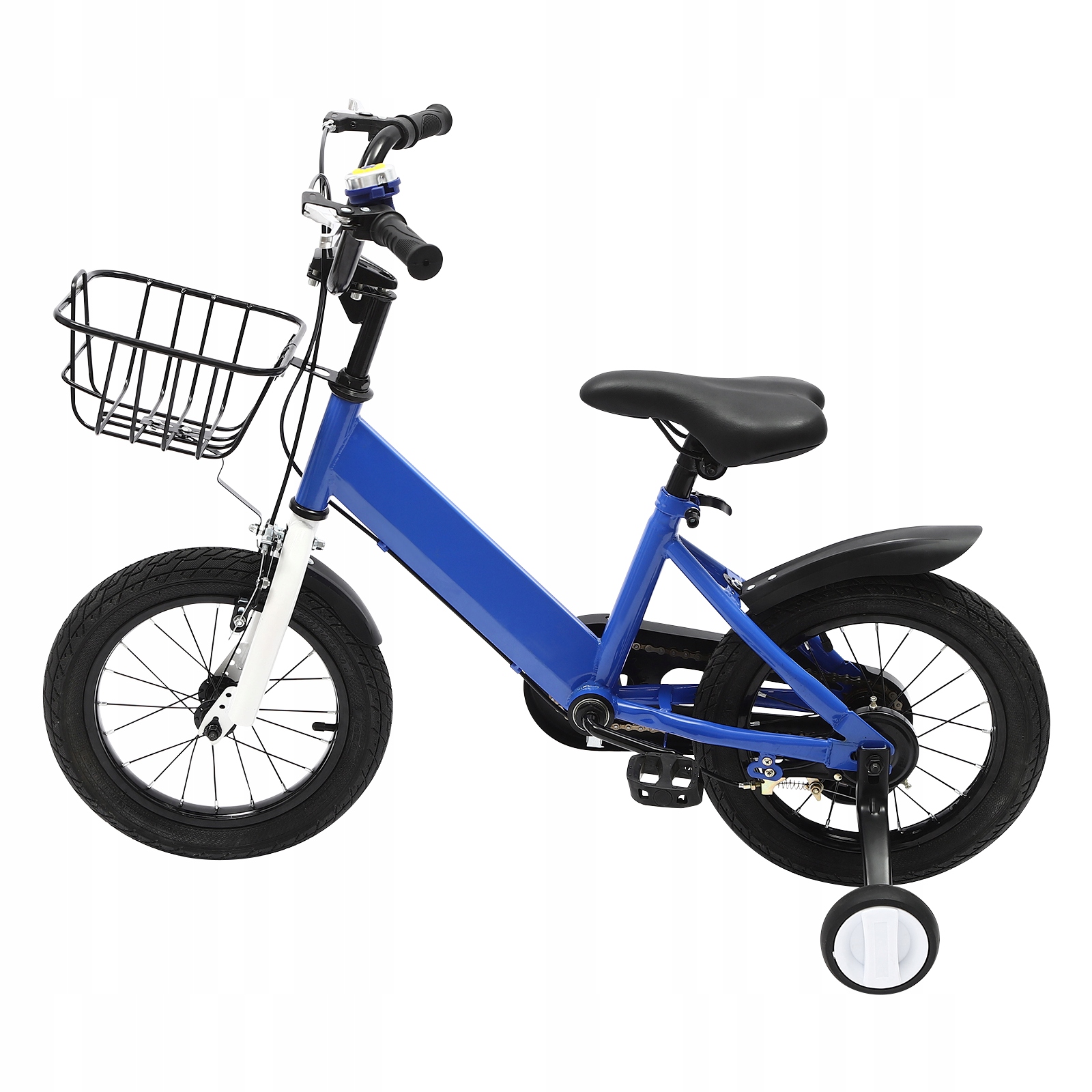 14-CALOWY NIEBIESKI ROWER DZIECIĘCY NADAJE