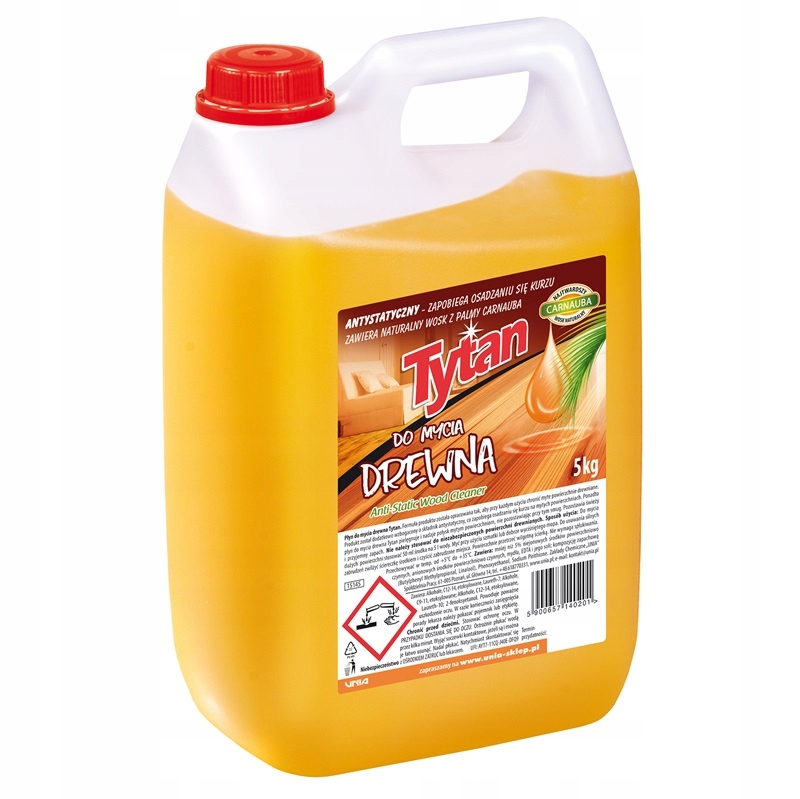 PŁYN DO MYCIA DREWNA ANTYSTATYCZNY TYTAN 5kg