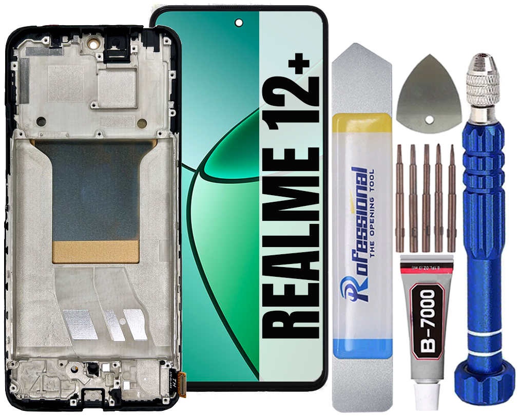 Displej Pro Realme 12 Plus 5G RMX3867 Incell LCD Displej +rámeček