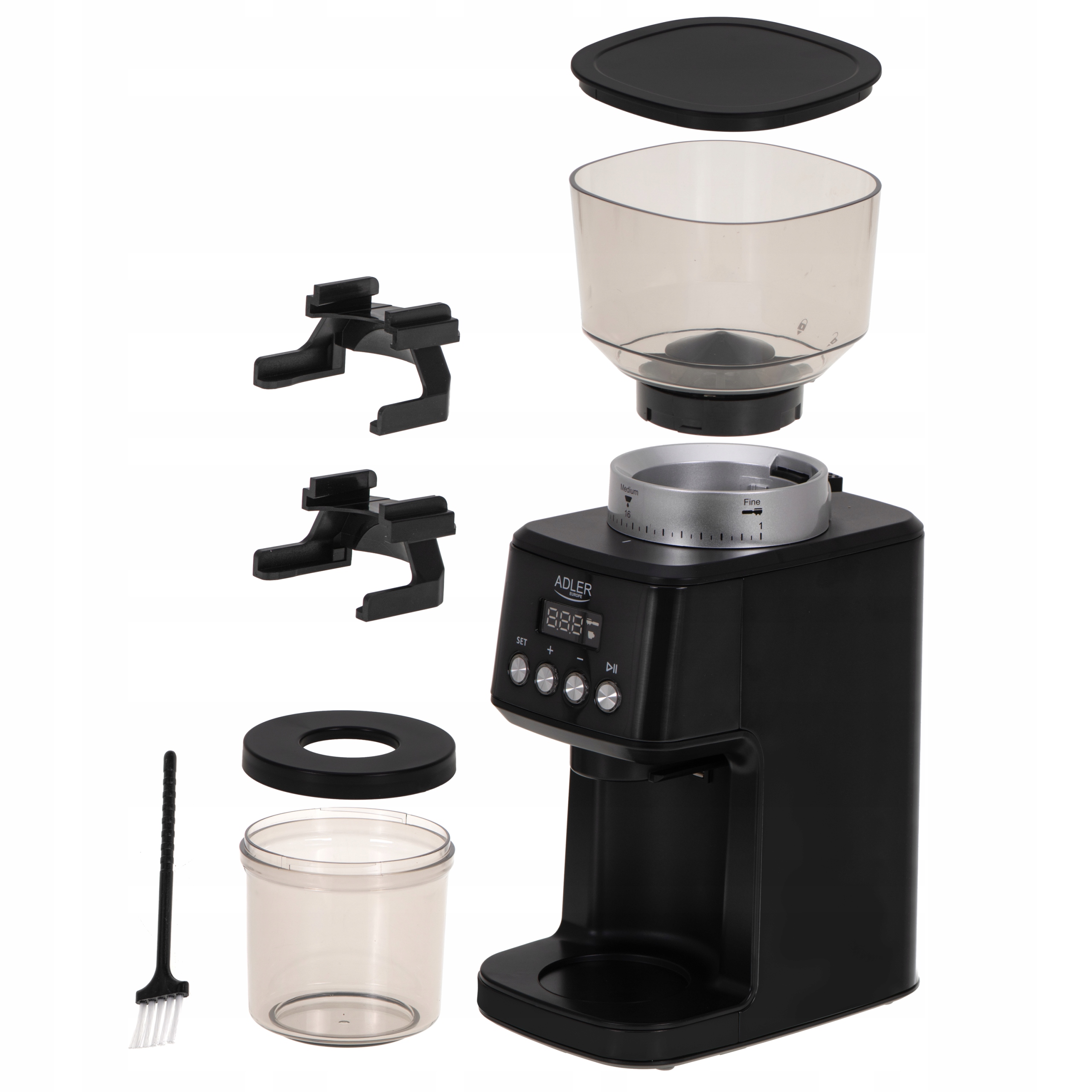 Młynek do kawy żarnowy Adler AD 4300 31 stopni mielenia 300g