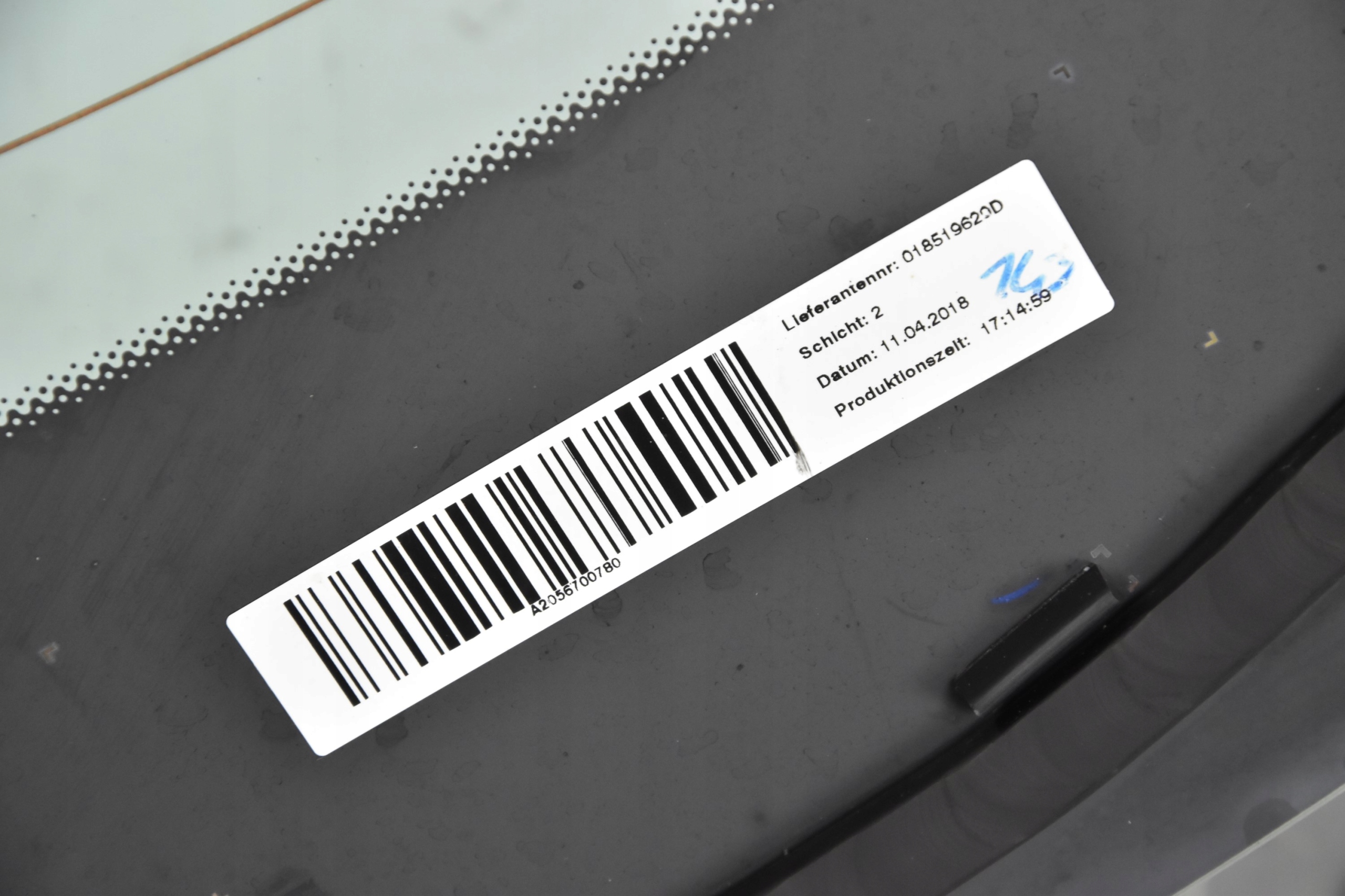 SZYBA TYLNA A2056700780 MERCEDES W205 COUPE C205 2018 Producent części Mercedes-Benz OE